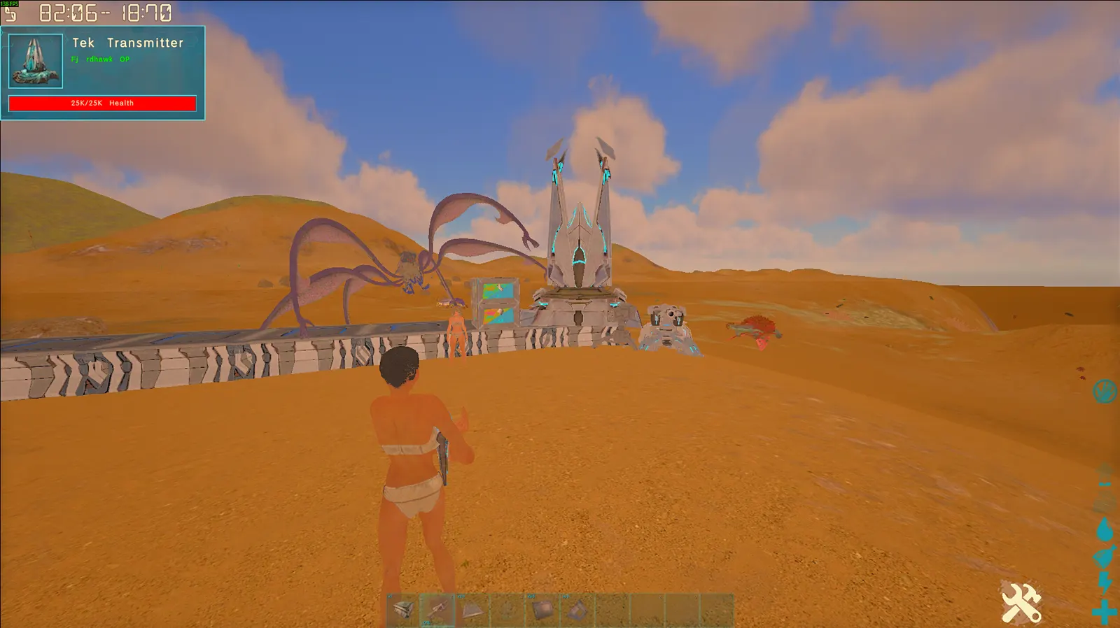 The same scene with the Super Hard preset